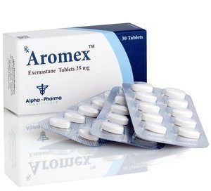 Aromex Alpha Pharma 25 mg (exemastan) 30tabletter