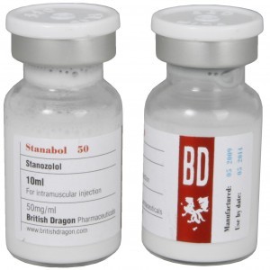 Stanabol 50 British Dragon 10 ml hætteglas [50 mg/1 ml].