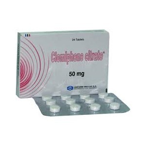 Citrato de Clomifeno Anfarm Hellas 24 comprimidos [50mg/tab]
