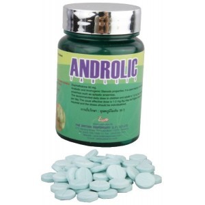 Androlic-tabletter British Dispensary 100 tabs [50 mg/tab].