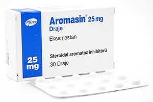 Aromasin 25 mg tabletter (exemestan) Pfizer TR 30 flikar