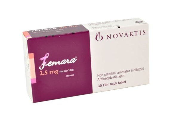 Femara (Letrozol) Novartis 30 tabletter (2,5 mg/tablett)