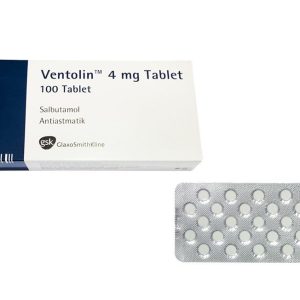 Ventolin (Salbutamol) GSK 100tabletter (4mg/tablett)