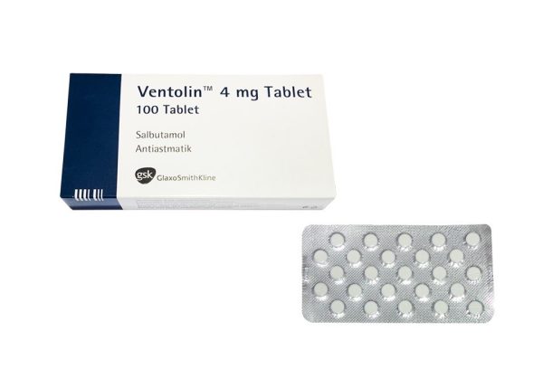 Ventolin (Salbutamol) GSK 100tabs (4mg/tab)