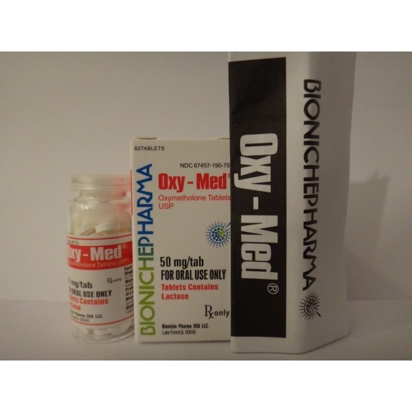 Oxy-Med Bioniche Pharma (Oxymethlone, Anadrol) 120tabs (50mg/tab)