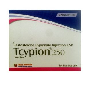 Tcypion 250 Shree Venkatesh (tesztoszteron cypionate injekció USP)