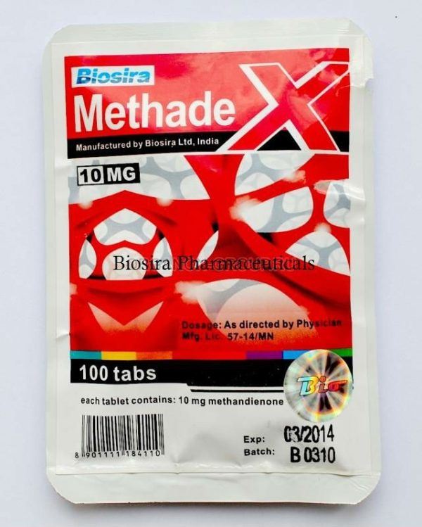Methadex Biosira (Methandienone, Dianabol) 100tabletter (10mg/tab)
