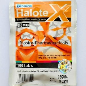 Halotex Biosira (Halotestin, Fluoxymesterone) 100 compresse (10mg/tab)