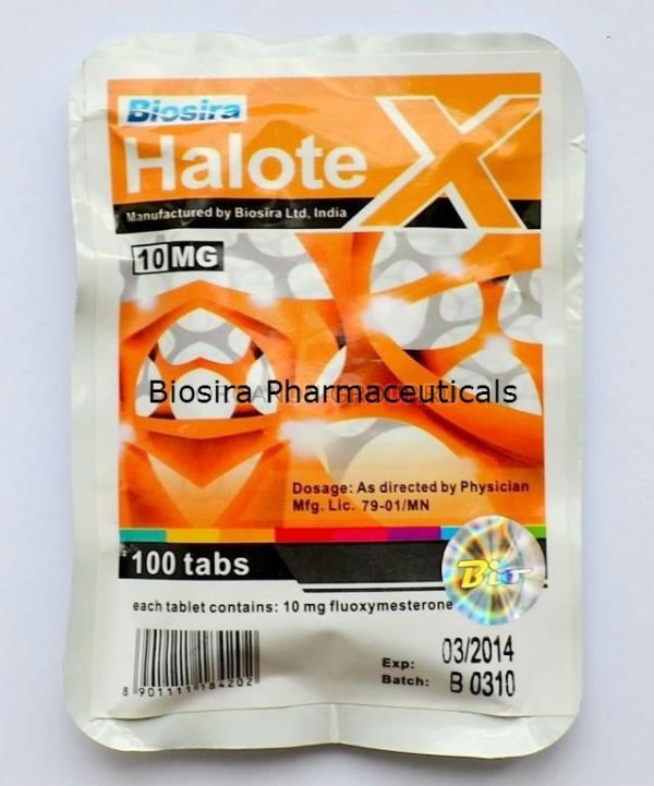 Halotex Biosira (Halotestin, Fluoxymesterone) 100tabletter (10mg/tab)