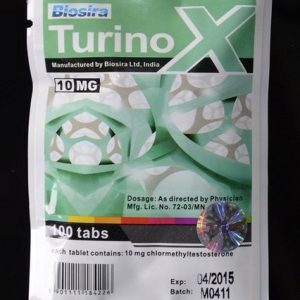 Turinox Biosire (Turanabol, Clormetiltestosterone) 100 compresse (10mg/tab)
