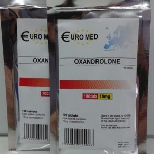 Oxandrolone 10mg (Anavar) Euromed 100 tablettia (10mg/tab)