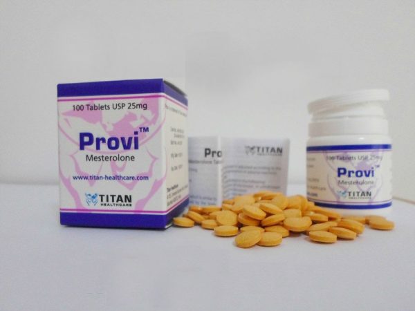 Provi Titan HealthCare (Proviron, Mesterolone) 100tabs (25mg / tabletta)
