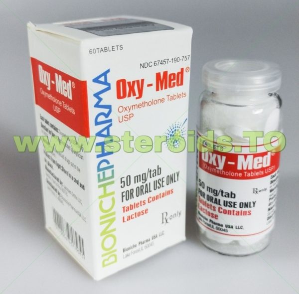 Oxy-Med Bioniche Pharma (Oxymethlone, Anadrol) 60tabs (50mg/tab)