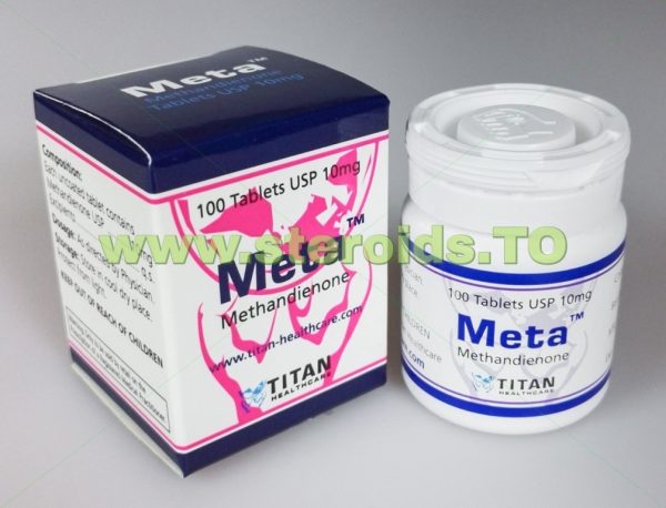 Meta Titan HealthCare (Dianabol, Methandienone) 100tabletter (10 mg / tablett)