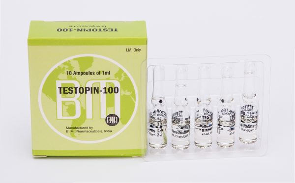 Testopin 100 BM Pharmaceuticals (Testoterone propionato) 10ML [100mg/ml]