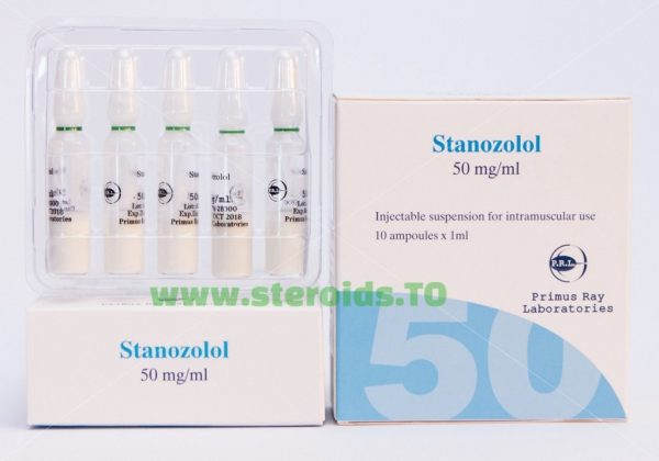 Stanozolol Injeksjon Primus Ray Labs 10X1ML [50 mg / ml].