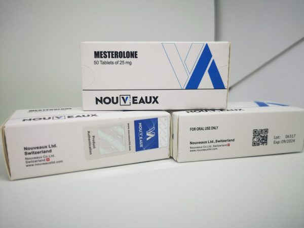 Mesterolone [Proviron] Nouveaux Ltd 50 tabletter à 25 mg