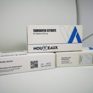 Tamoksifeenisitraatti [Nolvadex] Nouveaux Ltd 100 tablettia 20 mg:aa