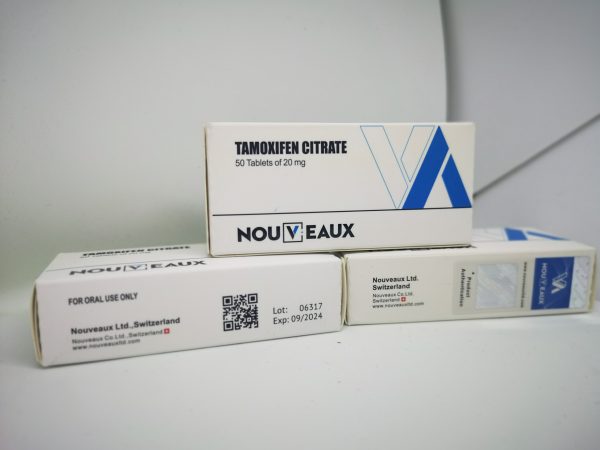 Tamoxifen Citrate [Nolvadex] Nouveaux Ltd 100 tabletter à 20 mg